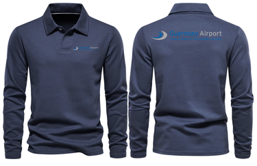 AIR GUERNES AIRPORT LONG SLEEVE POLO
